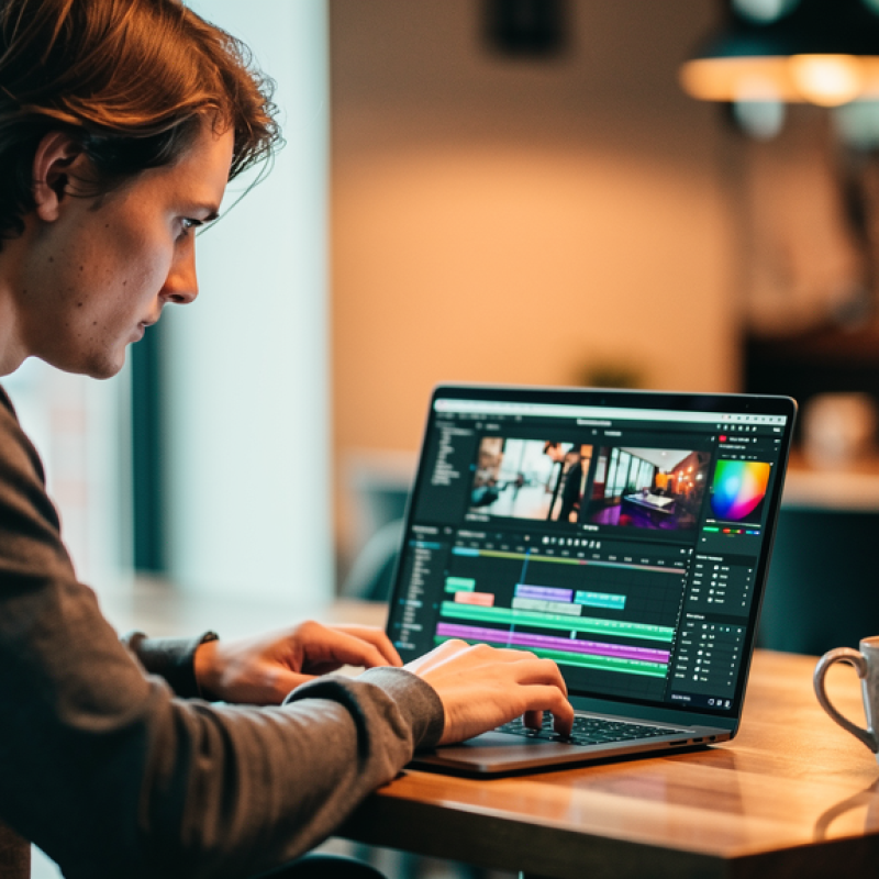 a_norwegian_male_student_is_working_at_a_cafe_on_his_laptop_with_an_advanced_premiere_pro_sequence__g5vw8ilq9ffxtvfczdz0_1